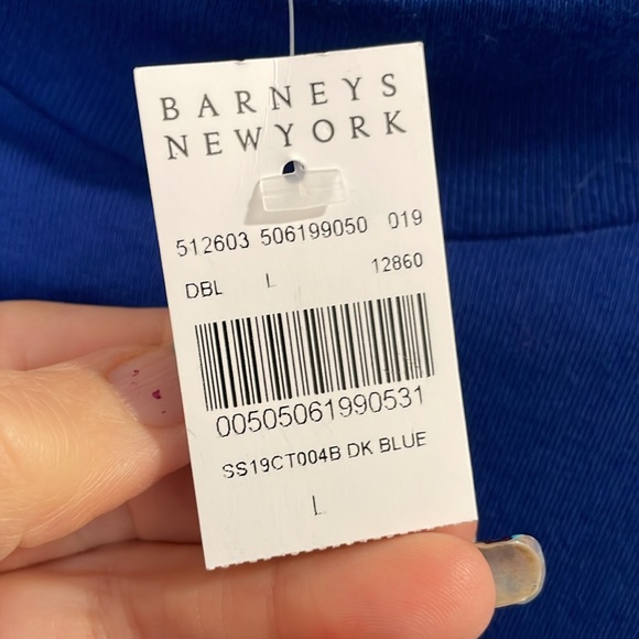 Aime Leon Dore Men’s COBALT BLUE Crew Neck Long Sleeve T-Shirt Size L NWT - Picture 8 of 10